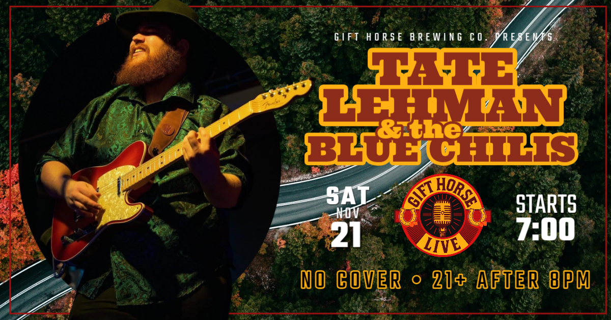 Tate Lehman November 21st 7PM